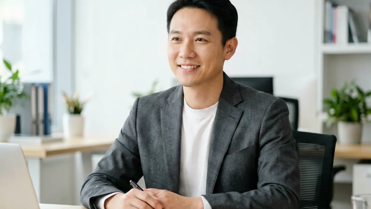 87福利网编辑团队在办公室对着多屏幕整理福利资讯，桌面铺着打印好的内容筛选标准文档